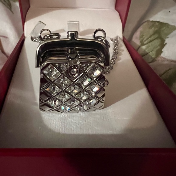 Beautiful Paulo Gucci Vintage Purse Watch Charm necklace - Picture 3 of 4